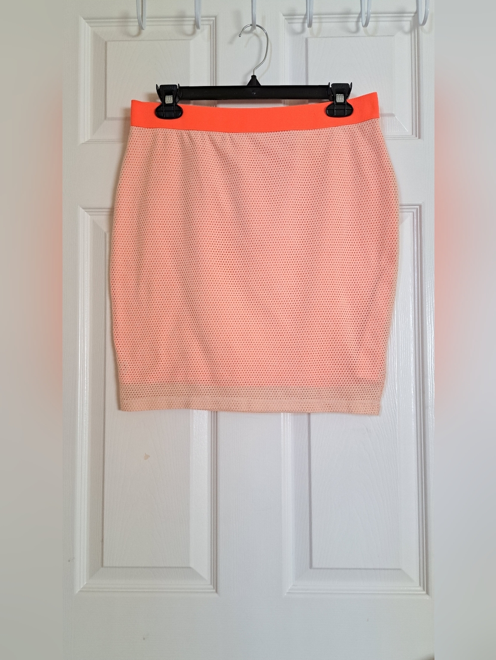 Mossimo Orange Mesh Skirt Petite Small